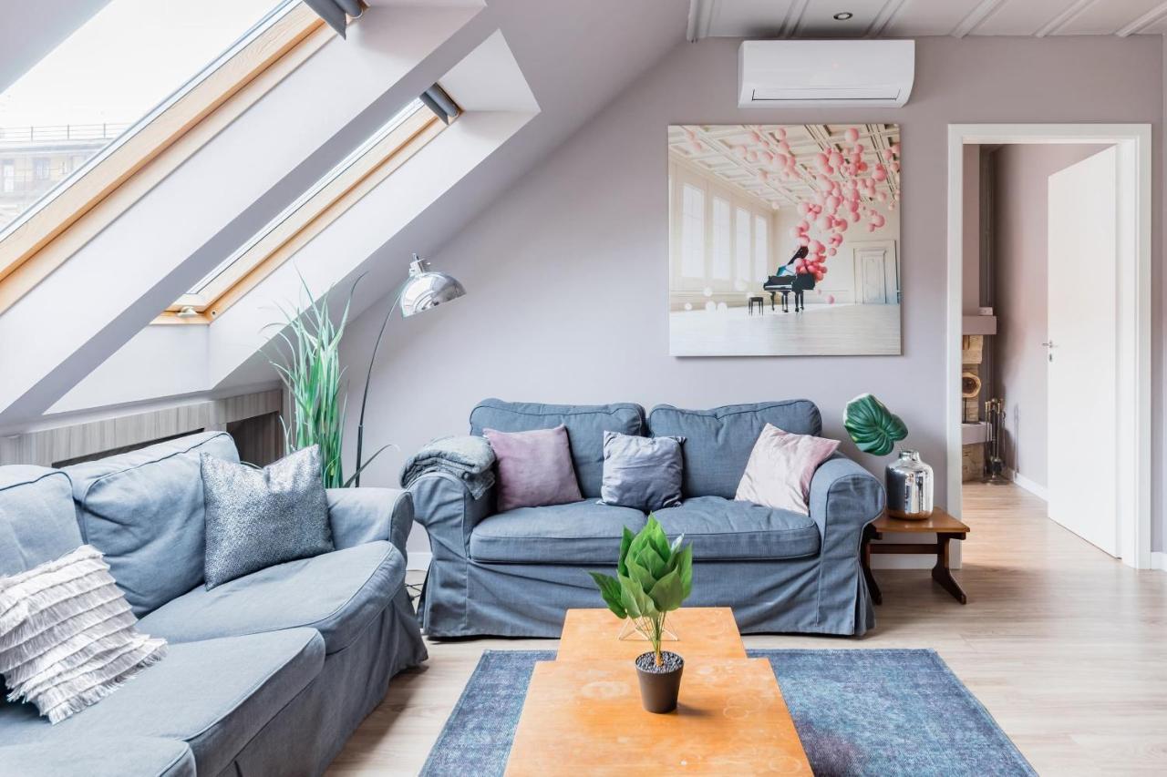 Sunny And Central Penthouse With Private Garage Budapest Extérieur photo
