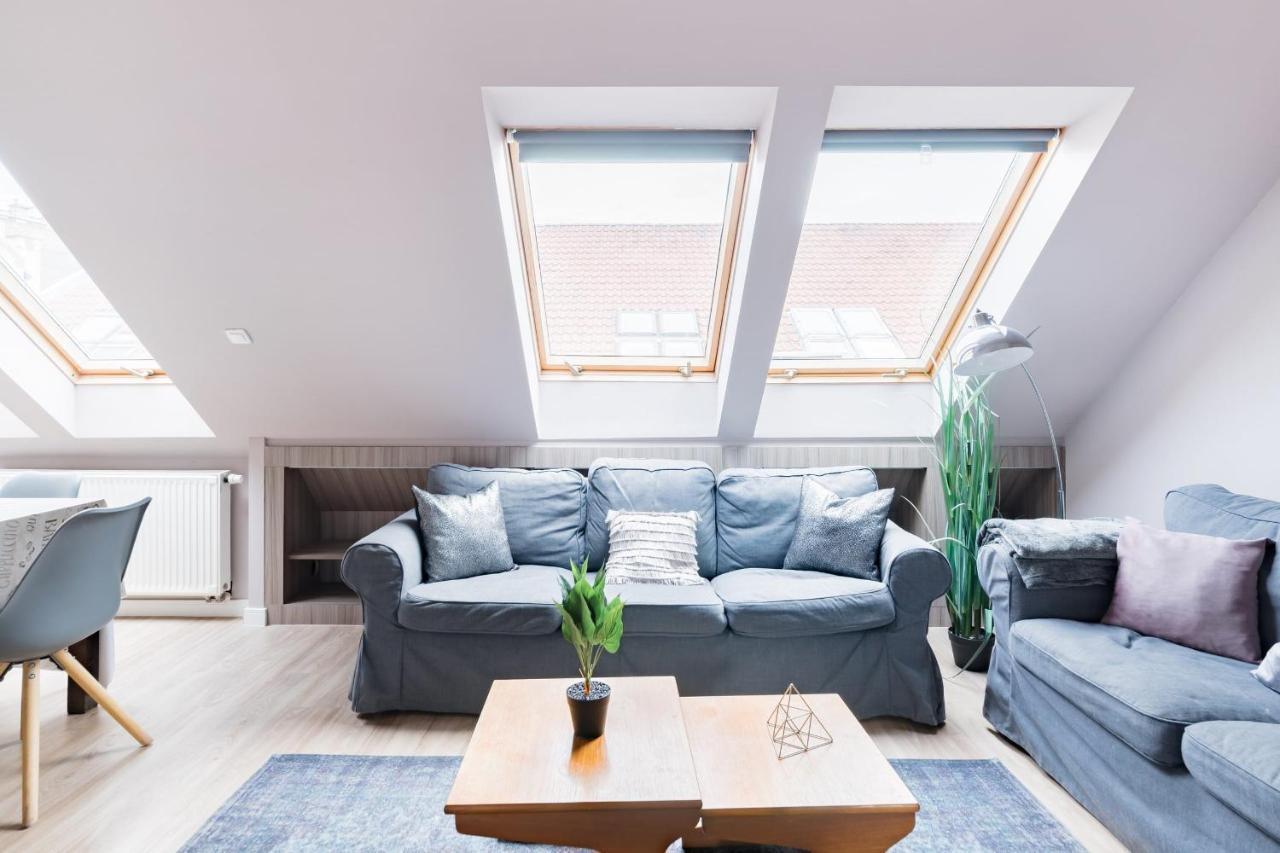 Sunny And Central Penthouse With Private Garage Budapest Extérieur photo